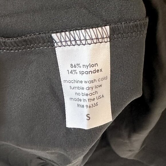 NWT Susana Monaco Gray Mock Neck Essential Long Sleeve Shirt - Small - Picture 2 of 5